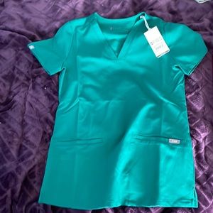 Figs —Hunter Green XXS with tags